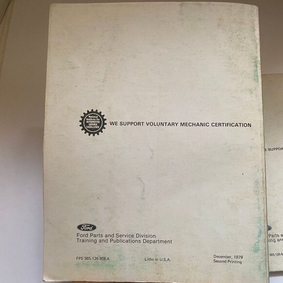 1980 Ford Car Shop Manuals maintenance emmissions engine diagnosis lot of 2 - Picture 4 of 9